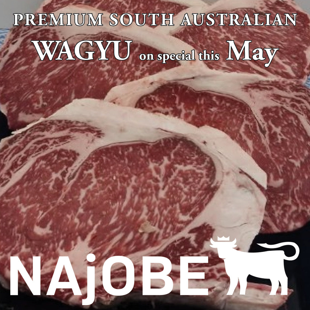Najobe Wagyu on Special contact accounts@clelandfinefoods.com.au