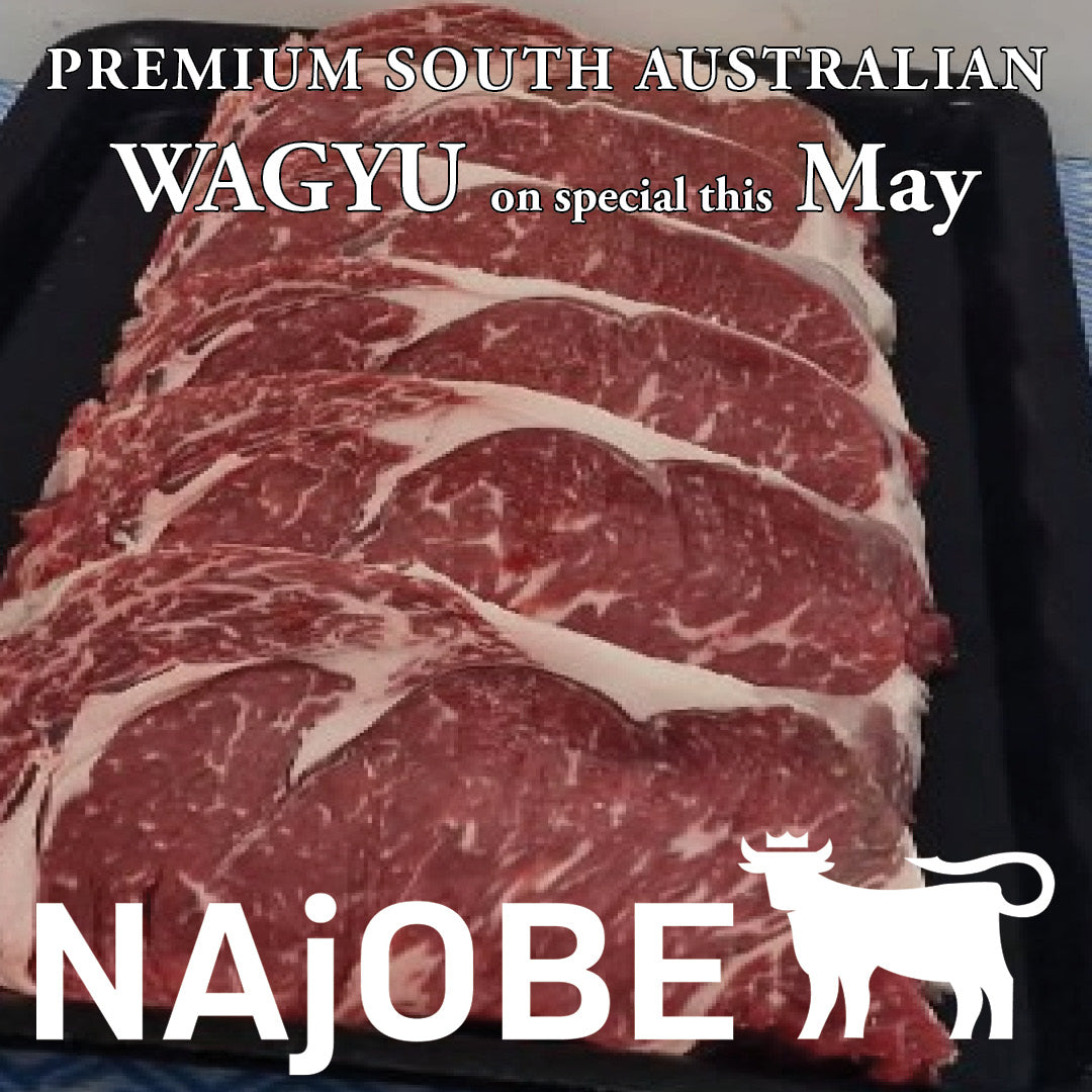 Najobe Wagyu on Special contact accounts@clelandfinefoods.com.au